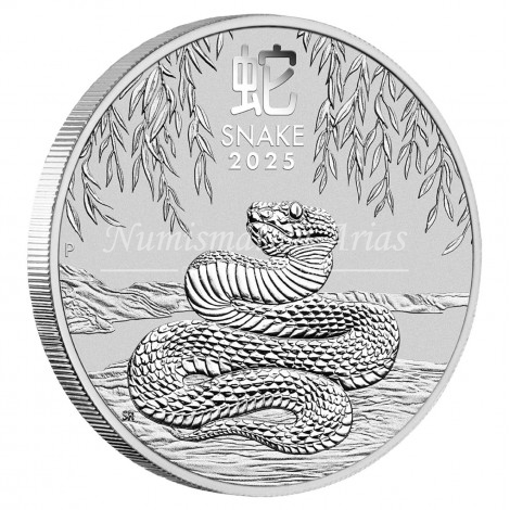 1 oz. AUSTRALIA 2025 - Serpiente Ag. 999