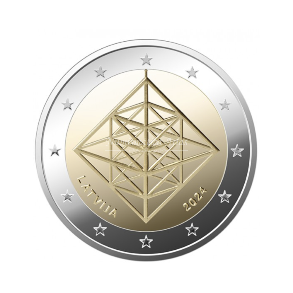 2€ 2024 Letonia - Puzuris
