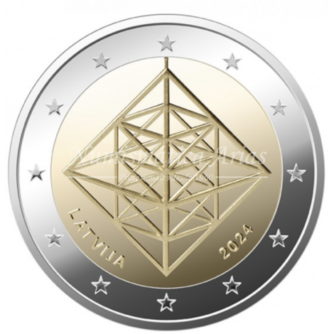 2€ 2024 Letonia - Puzuris