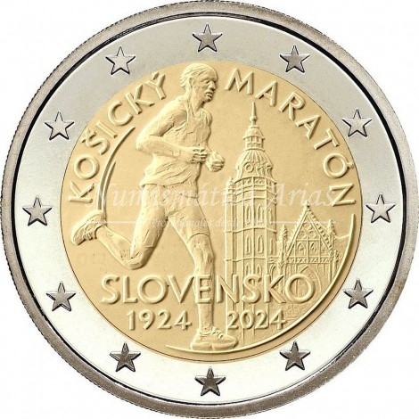 2€ 2024 Eslovaquia - Maratón de Košice