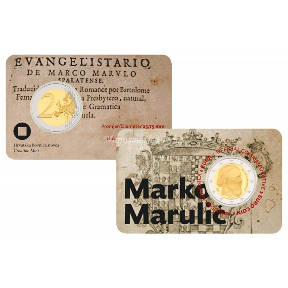 2€ 2024 Croacia - Marko Marulic