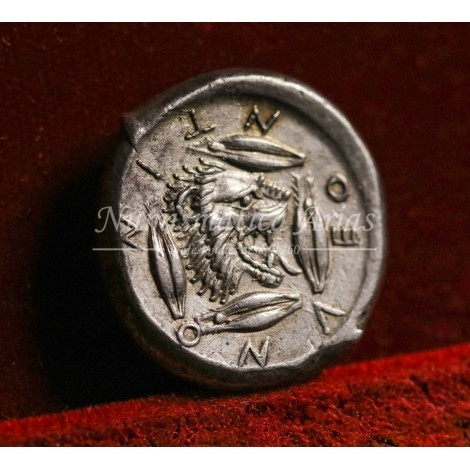 Sicilia leontini. Tetradracma. 476-466 a.C. EBC-