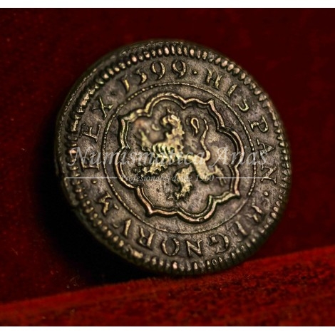 Felipe III. 1599. 4 maravedís. Segovia. Ensayador: C. EBC+