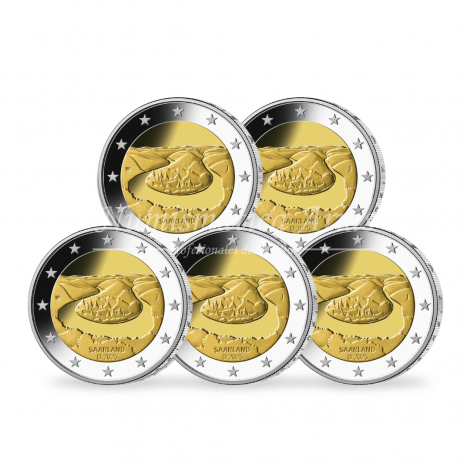 2€ 2025 Alemania - Estado de Sarre - Meandro del Sarre (5 c.)