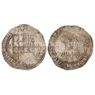 RRCC. 2 reales. Sevilla. S/F. Módulo grande.