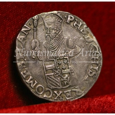 Felipe II. 1/2 Escudo de los estados. Brujas. 1557. EBC-