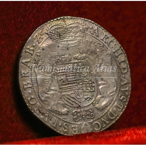 Alberto e Isabel. Ducatón. Amberes. 1618. EBC-