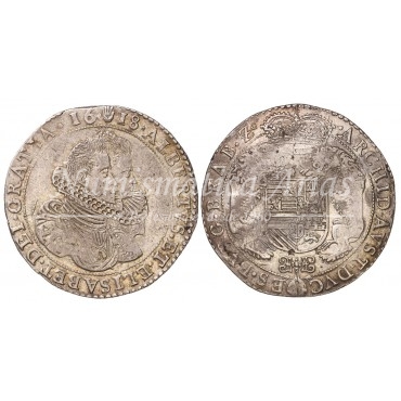 Alberto e Isabel. Ducatón. Amberes. 1618. EBC-
