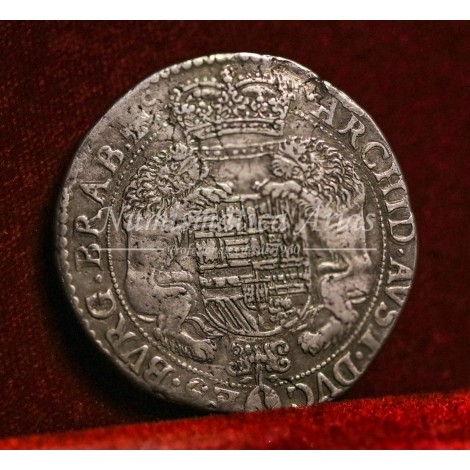 Alberto e Isabel. Ducatón. Bruselas. 1618. EBC
