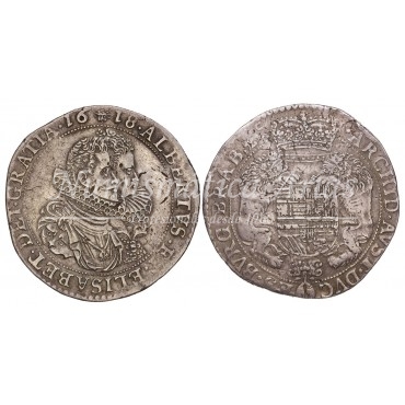Alberto e Isabel. Ducatón. Bruselas. 1618. EBC