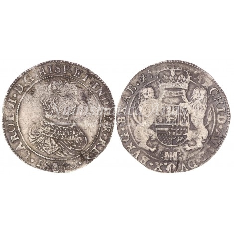 Carlos II. Ducatón. Amberes. 1670. MBC-