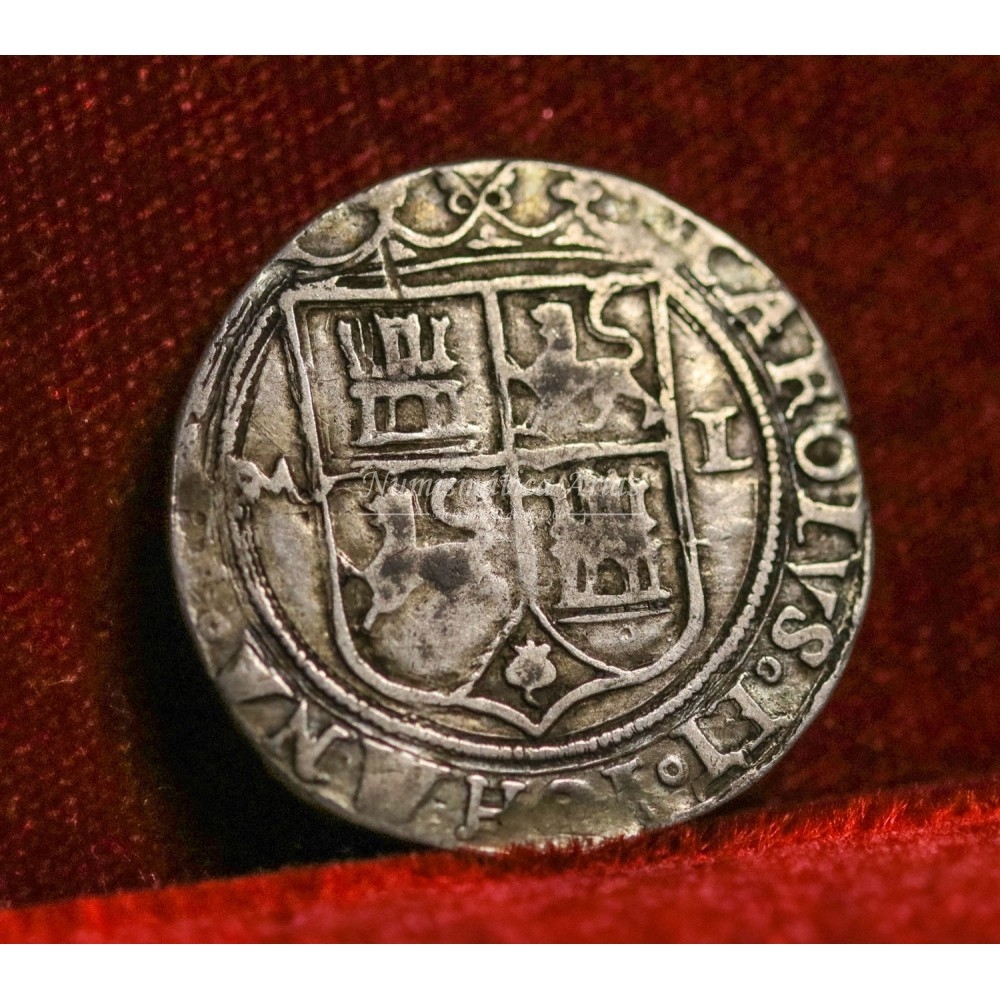 Juana y Carlos. 2 Reales. México. M-L. MBC-