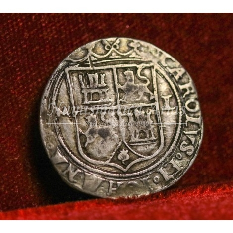 Juana y Carlos. 2 Reales. México. M-L. MBC-