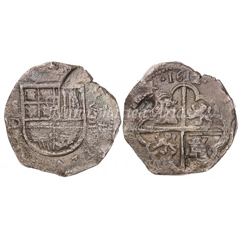 Felipe III. 8 reales. 1612. Sevilla. Ensayador: D. MBC-