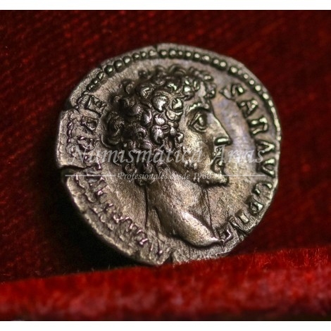 Marco Aurelio. Denario (145-147 d.C.) RIC. 429a. EBC+