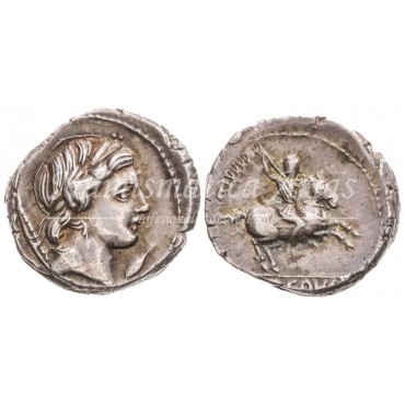 Crepusia. Denario (82 a.C.) EBC+