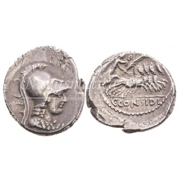 Considia. Denario (46 a.C.) MBC+