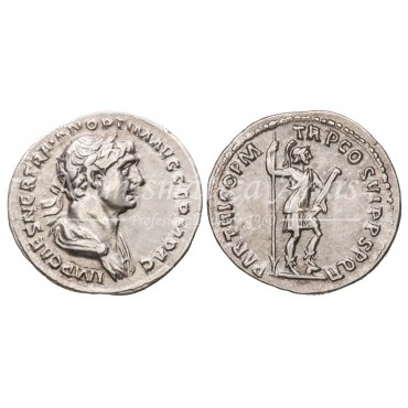 Trajano. Denario. 117 d.C. RIC. 2039. EBC+