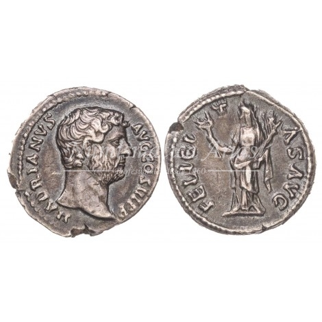 Adriano. Denario (133-135 d.C.) RIC. 2039. EBC