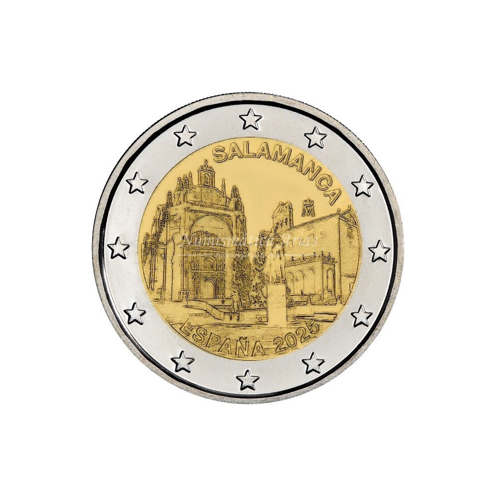 2€ 2025 España - Ciudad vieja de Salamanca
