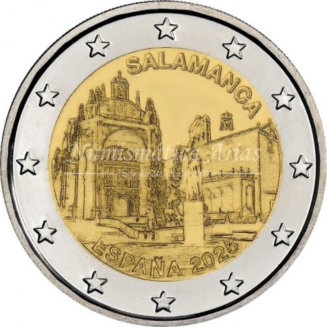 2€ 2025 España - Ciudad vieja de Salamanca