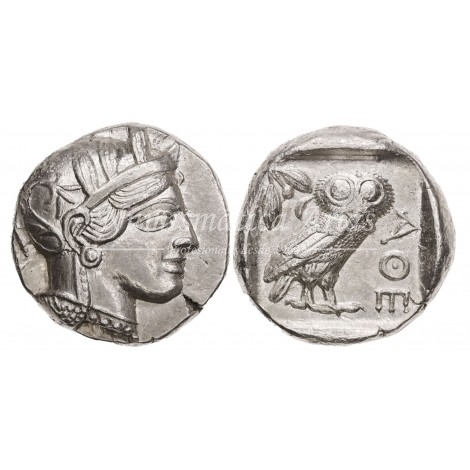 Attica (Atenas). Tetradracma. 454-404 a.C.