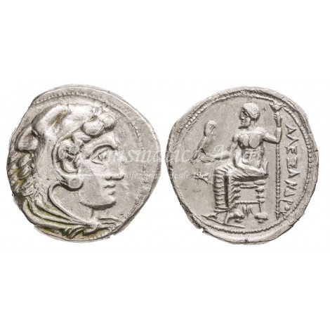 Macedonia. Alejandro III. Tetradracma. 325-320 a.C. EBC+