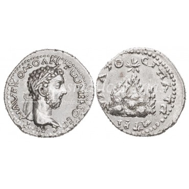 Cómodo. Trihemidracma (181-182 d.C.). Capadocia. SC.