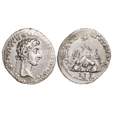 Cómodo. Trihemidracma (181-182 d.C.). Capadocia. SC-.