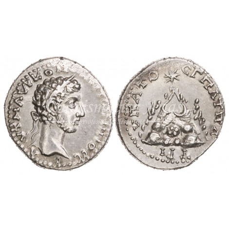 Cómodo. Trihemidracma (181-182 d.C.). Capadocia. SC-.