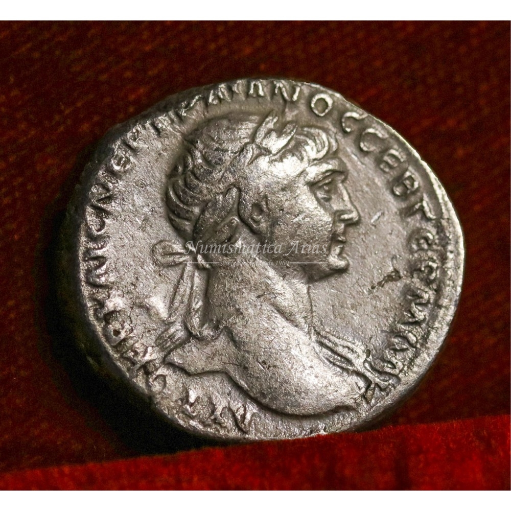 Arabia. Bostra. Trajano. Tridracma (112-114 d.C.). MBC+.