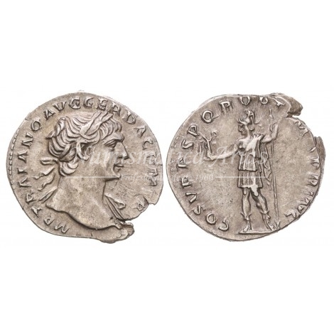 Trajano. Denario (117 d.C.) RIC. 115 var. EBC+.