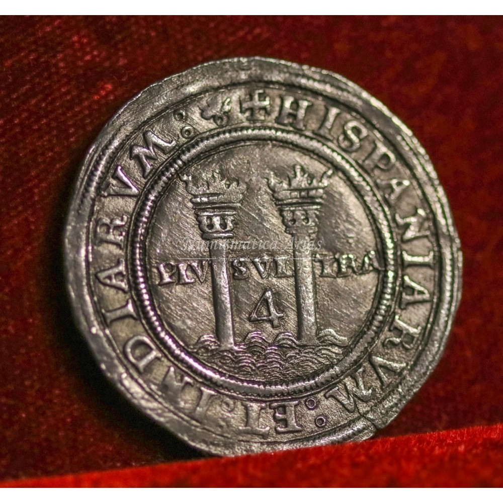 Juana y Carlos. 4 Reales. México. L. MBC+