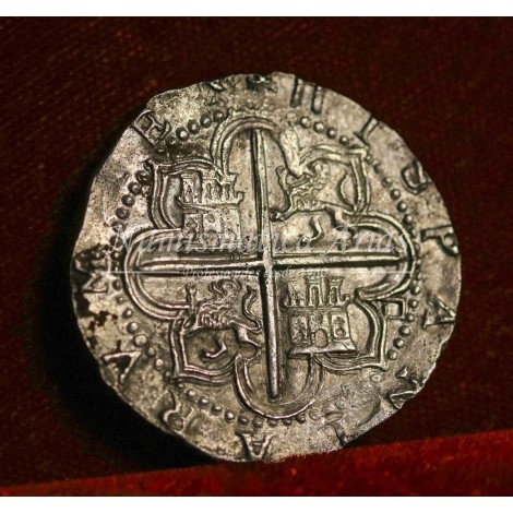 Felipe II. 4 reales. S/F. Sevilla. Ensayador: P. EBC+