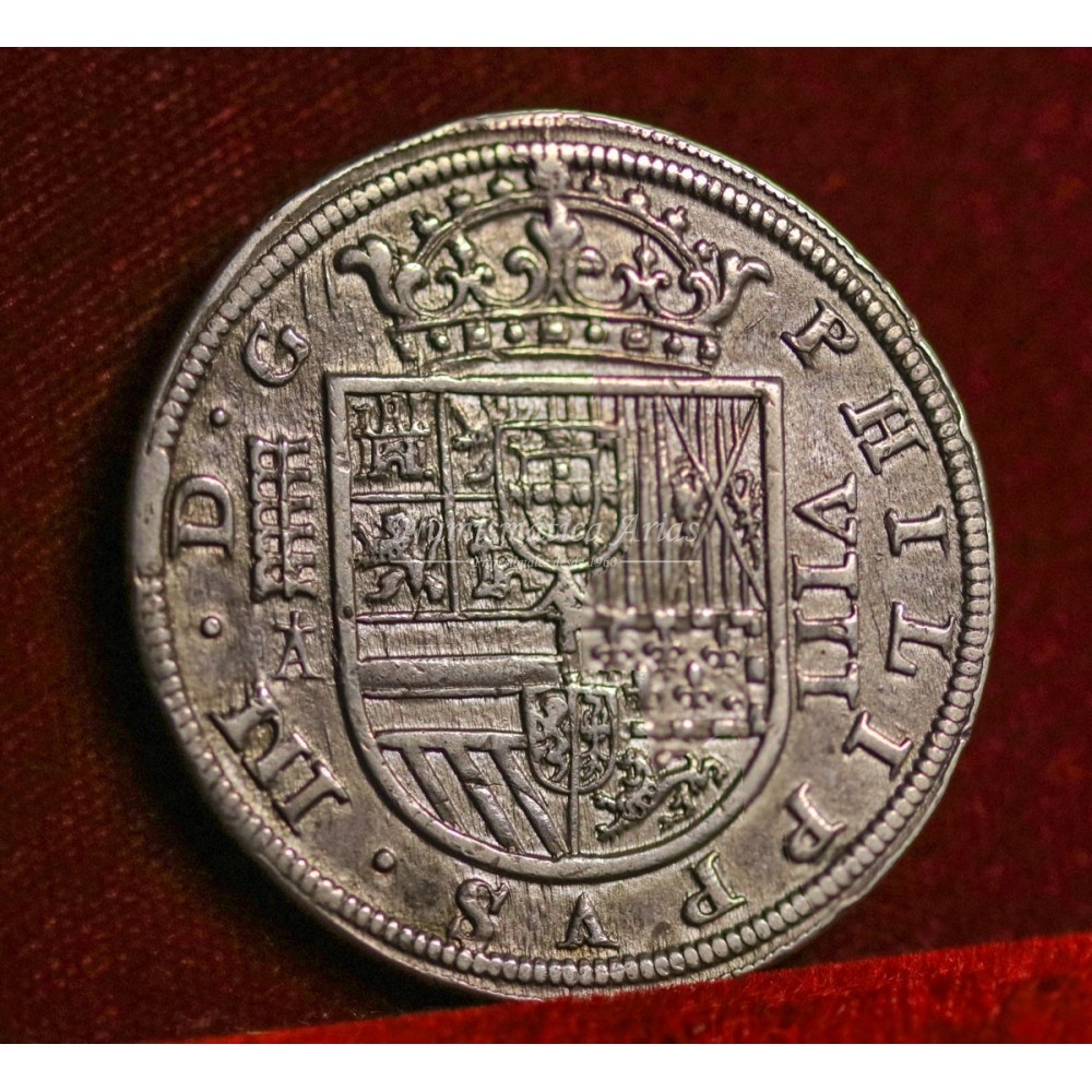 Felipe III. 1618. 8 reales. Segovia. Ensayador: A. EBC-