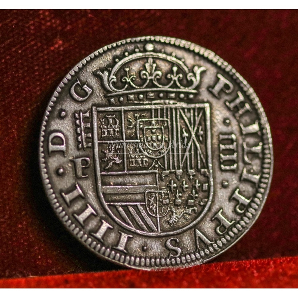 Felipe IV. 4 reales. 1628. Segovia. Ensayador: P. EBC+