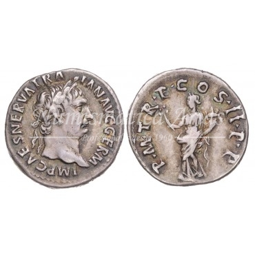Trajano. Denario (99 d.C.) RIC 6. EBC-.