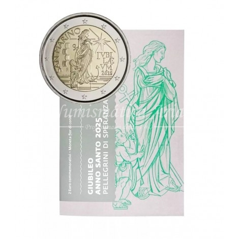 2€ 2025 San Marino - Año Santo Jubilar 2025 – Peregrinos de la Esperanza