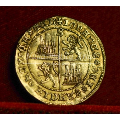 Reino de Castilla y León. Juan II. Dobla de la banda. Sevilla. EBC-.