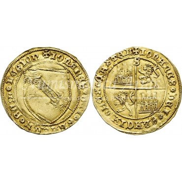 Reino de Castilla y León. Juan II. Dobla de la banda. Sevilla. EBC-.