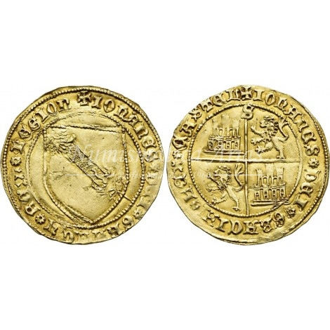 Reino de Castilla y León. Juan II. Dobla de la banda. Sevilla. EBC-.