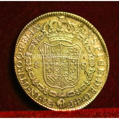 Fernando VII. 8 escudos. 1809. Lima. Ensayador: JP. EBC