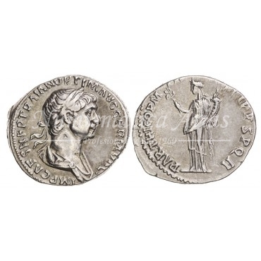 Trajano. Denario (116-117...