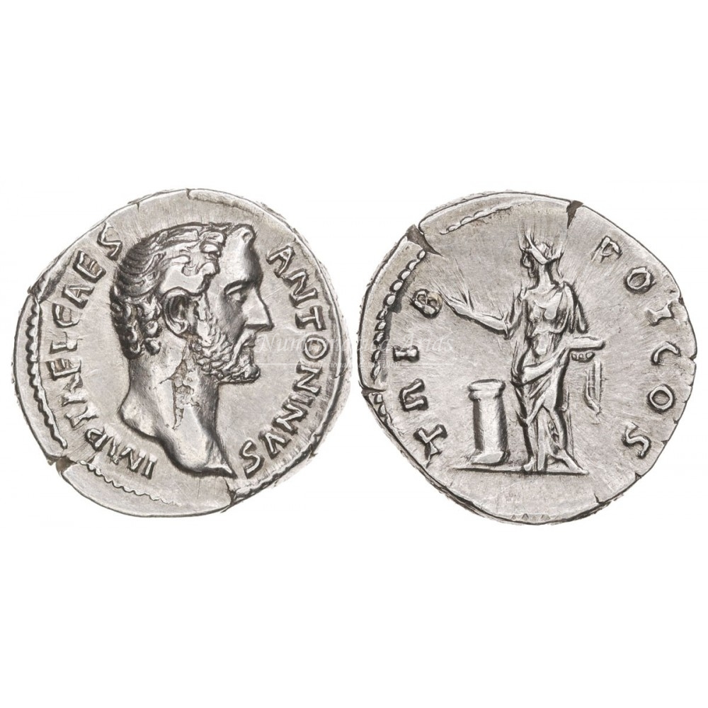 Antonino Pío. Denario (138 d.C.) RIC. 452a. EBC