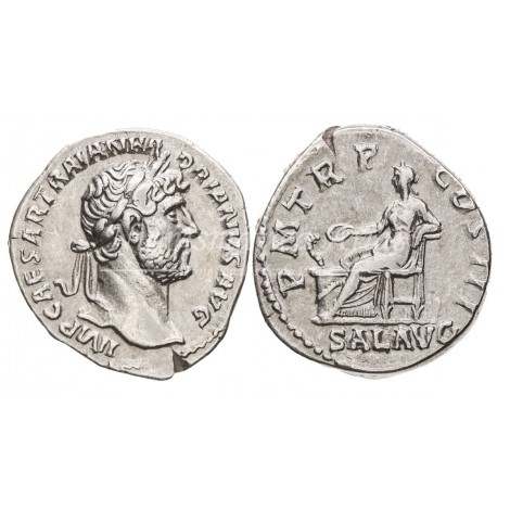 Adriano. Denario (119-122 d.C.) RIC 137. MBC+.