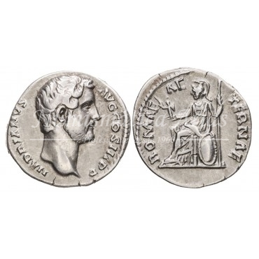Adriano. Denario (136 d.C.) RIC 2342. MBC-.