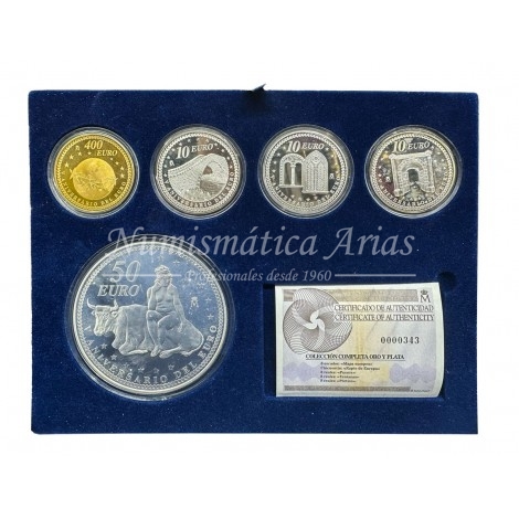 SERIE V ANIVERSARIO EURO (2007) FNMT