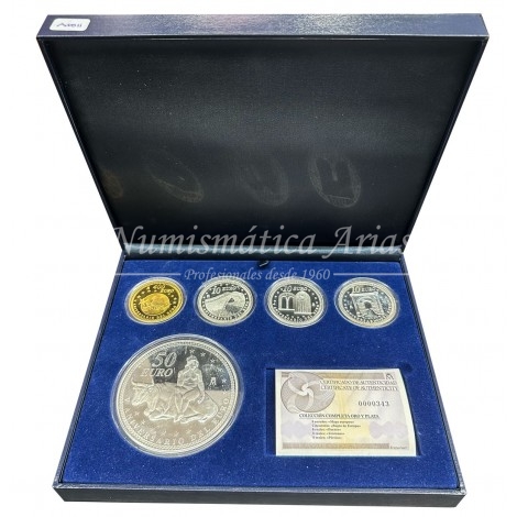 SERIE V ANIVERSARIO EURO (2007) FNMT