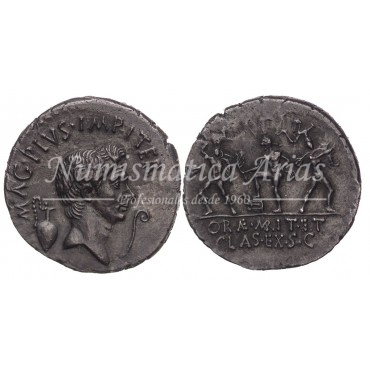 Roma imperatorial. Sexto Pompeyo. Denario (42-40 a.C.). Crawford 511/3B. EBC+.