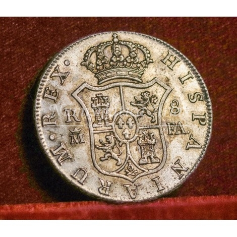 Carlos IV. 8 reales. 1802. Madrid. Ensayador: FA. EBC.